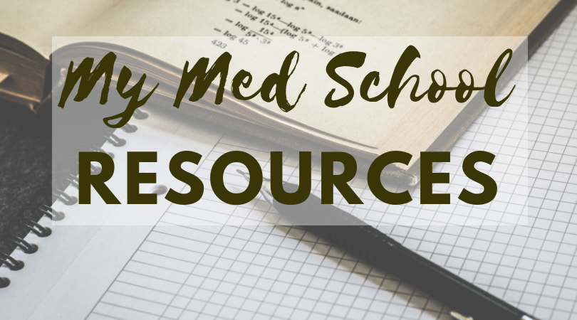 Medical School Resource Masterpost