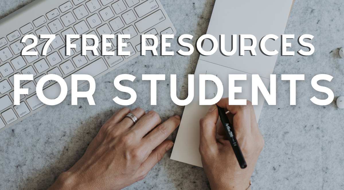 Free Student Resources: 27 Free Websites & Programs