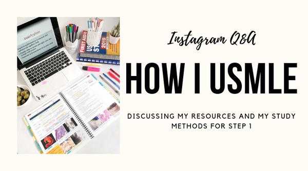 ‘How I USMLE’ | Q&A on Instagram Live