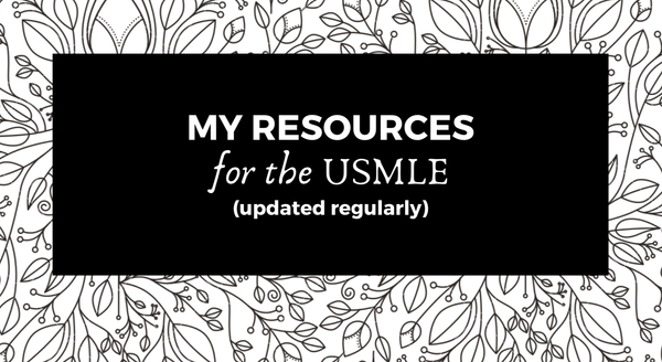 my USMLE resources