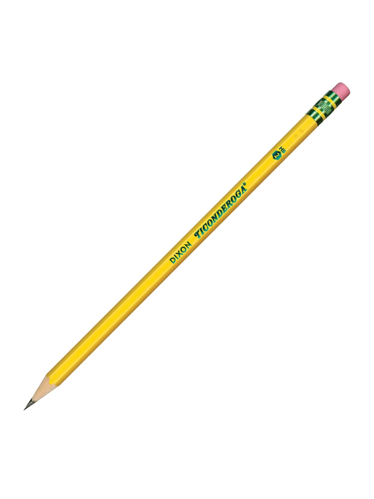 Ticonderoga Pencil w Eraser No 2 Lead YW - Office Depot